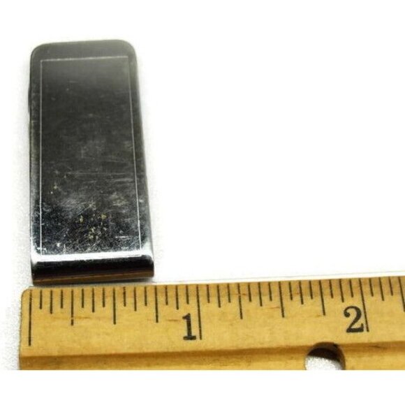 Money Clip Engravable Stainless Steel Credit Card Cash ID Holder Silver - Picture 6 of 7